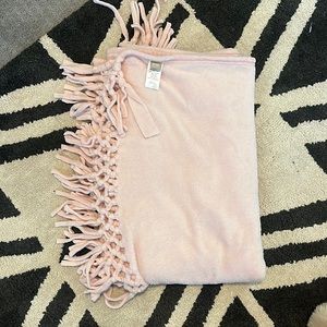 pottery barn teen fuzzy blanket